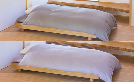 オーガニック コットン 和晒 掛布団カバー SL 近江布団 寝具 綿 100% ダブルガーゼ ミント