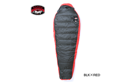 NANGA 30th Anniversary AURORA TEX COMBI SLEEPING BAG ナンガ 30周年記念モデル ダウンシュラフ オーロラテックス コンビ スリーピングバッグ ブラック×レッド