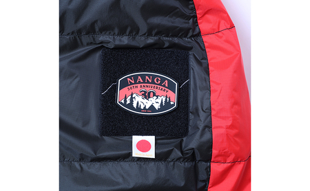 NANGA 30th Anniversary AURORA TEX COMBI SLEEPING BAG ナンガ 30周年記念モデル ダウンシュラフ オーロラテックス コンビ スリーピングバッグ ブラック×レッド