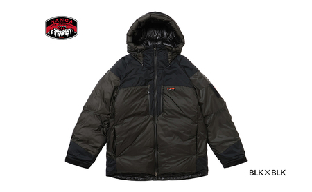 NANGA 30th Anniversary AURORA TEX COMBI DOWN JACKET ナンガ 30周年記念モデル オーロラテックス コンビ ダウンジャケット ブラック×レッドM