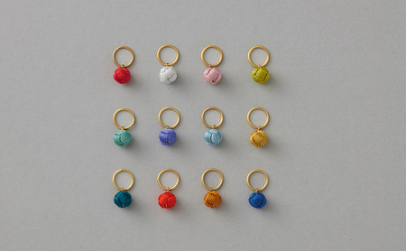 縁起の良いベビーリングと綴織カバー＜命名指輪＞ 五月