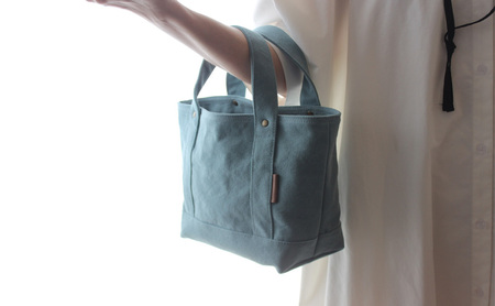 富士金梅帆布トートバッグ(S) モスグリーン