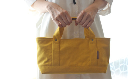 富士金梅帆布トートバッグ(long) アイスグレー