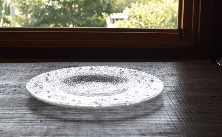 ガラス皿のお皿 1枚 大皿 ガラス皿 皿 お皿 プレート ガラス 食器