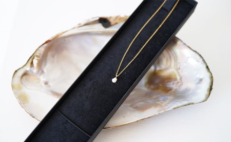 琵琶パール一粒ネックレス アクセサリー ファッション小物 雑貨 