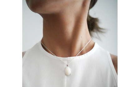 MOTHER OF PEARL ネックレス アクセサリー ハンドメイド 金属アレルギー対応素材