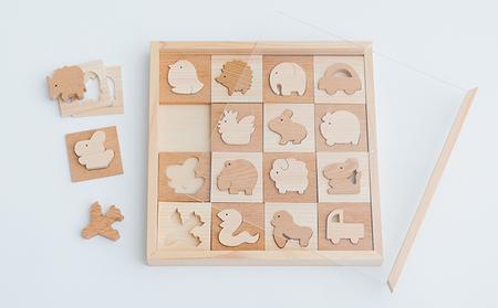 国産ヒノキとケヤキの 木製パズル おもちゃ ベビー キッズ 幼児 子供 出産祝い
