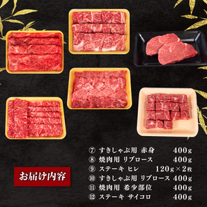 近江牛 定期便 12回 焼肉 すきしゃぶ ステーキ 【E070】 【 近江牛 】 牛肉