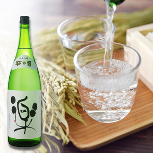 松の司 純米吟醸 「楽」 1800ml 金賞 受賞酒造 (日本酒 地酒 一升瓶 日本酒 清酒 日本酒 ギフト 日本酒 お歳暮 日本酒 プレゼント 日本酒 松瀬酒造 日本酒 滋賀 日本酒 竜王 日本酒 竜王町米 日本酒 金沢酵母 日本酒 大人気 日本酒 銘酒                                                                                    