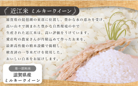 近江米 ミルキークイーン 白米５㎏ 令和5年産 BD03 | 滋賀県愛荘町