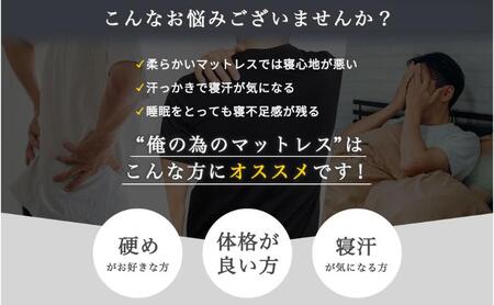アキレス マットレス 俺の為のマットレス ストロング シングル かため 三つ折り 寝具 高反発 三つ折りマットレス 折りたたみ 10cm シングルマットレス 日用品 滋賀 滋賀県 豊郷町
