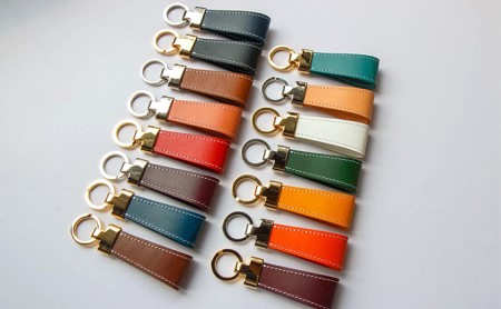 SOキーリング　ブッテーロ（ヌメ革） ファッション 小物 アクセサリー 雑貨 日用品 文房具 レザー 高級革 牛革 名入れ 贈り物 