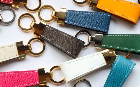 SOキーリング　ブッテーロ（ヌメ革） ファッション 小物 アクセサリー 雑貨 日用品 文房具 レザー 高級革 牛革 名入れ 贈り物 