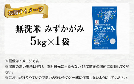 【令和7年産】BG無洗米 みずかがみ 5kg [A-00402]   みずかがみ