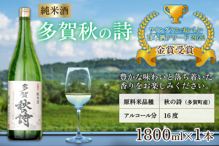 ふるさと多賀セット（純米酒「多賀秋の詩」・上撰「多賀」）