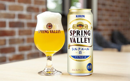 キリン スプリングバレー（SPRING VALLEY）シルクエール〈白〉500ml × 24缶