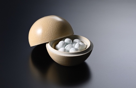 【山川製陶所】想久の石珠　生前のペットの姿の絵付あり（新しいペット供養のカタチ）