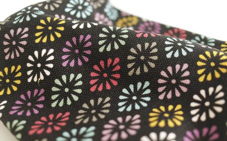 【AYANOKOJI】がま口お散歩ポシェット(京都菊菱 黒)