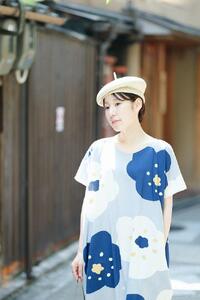 【SOU・SOU】高島縮 20/20 長方形衣（ちょうほうけい）／ほほえみ 白花色　女Fサイズ
