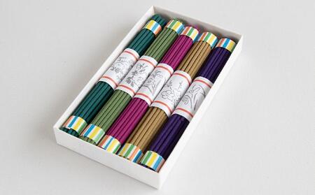 【宇野鳳翔堂】線香 藤むらさき(150本入り×5セット)