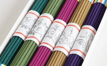 【宇野鳳翔堂】線香 藤むらさき(150本入り×5セット)