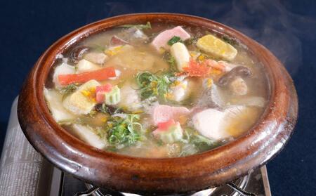 【京料理かじ】寒鰤・地蛤・ズワイ蟹 冬の京野菜 みぞれ雪鍋セット(2人前)