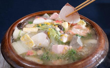 【京料理かじ】寒鰤・地蛤・ズワイ蟹 冬の京野菜 みぞれ雪鍋セット(2人前)