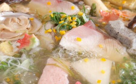 【京料理かじ】寒鰤・地蛤・ズワイ蟹 冬の京野菜 みぞれ雪鍋セット(2人前)