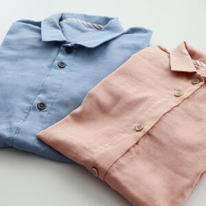 【岩本繊維】和晒京ふたえガーゼ メンズパジャマ【Lサイズ・ネイビー】