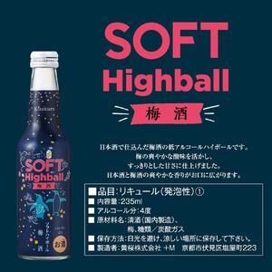 【黄桜】ソフトハイボール梅酒  (235ml×12本)