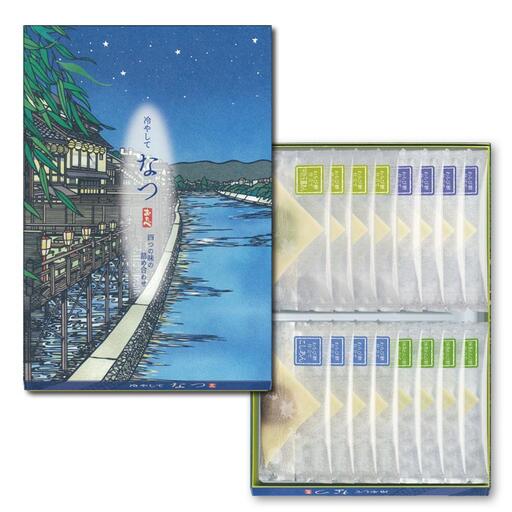 【美十】冷んやりプルプル生地の「夏おたべ」 2箱セット