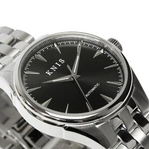 【KNIS KYOTO】サンレイダイアル 日本製 自動巻き 腕時計 ブラック｜京都発 腕時計 ブランド おしゃれ 人気