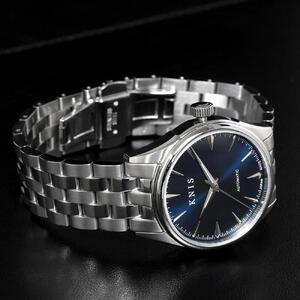 【KNIS KYOTO】サンレイダイアル 日本製 自動巻き 腕時計 ブルー｜京都発 腕時計 ブランド おしゃれ 人気