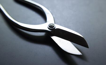 【金高刃物老舗】花鋏 白打ち(五寸五分)