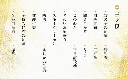 ※店頭受取限定※【京料理 木乃婦】御節（おせち）【三段重】（4～6人前）