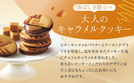 【期間限定11月から発送】◆ギフト包装対応◆ザ・スウィーツ キャラメルサンドクッキー (14個) ｜シャディ スイーツブランド 人気セット スイーツ