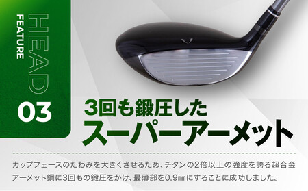 【ルーツゴルフ】Roots Raptor フェアウェイウッド 5番ロフト18° ヘッドカバー付 ゴルフクラブ＜シャフト硬さ：R＞｜人気ブランド 飛距離にこだわり