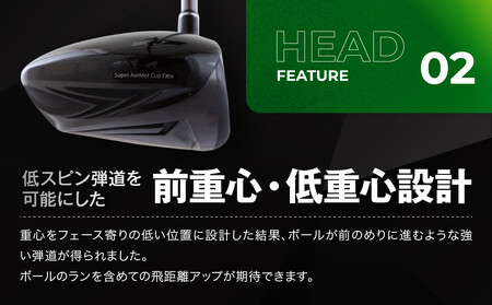 【ルーツゴルフ】Roots Raptor ドライバー ロフト9.5° ヘッドカバー付 ゴルフクラブ＜シャフト硬さ：S＞｜人気ブランド 飛距離にこだわり