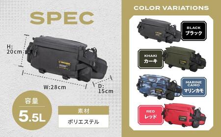 【デグナー】ヒップバッグ[NB-179]【カーキ】｜京都 バイクギア 人気ブランド レザーアイテム ﾊﾞｲｸ