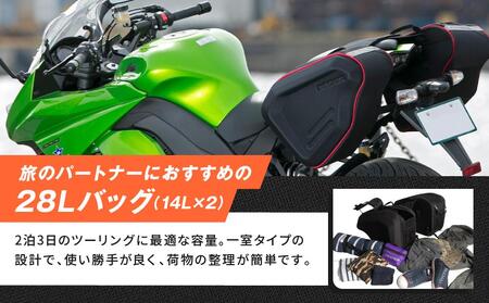 【デグナー】スポーツダブルバッグ[NB-36]【レッドパイピング】｜京都 バイクギア 人気ブランド レザーアイテム ﾊﾞｲｸ