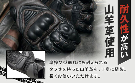 【デグナー】スマホ対応ツーリンググローブ ブラック[TG-36]【サイズL】｜京都 バイクギア 人気ブランド レザーアイテム ﾊﾞｲｸ
