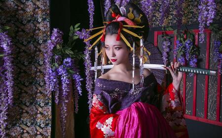 花魁体験studioあられ】女性に大人気 京都で花魁体験チケット（1名様