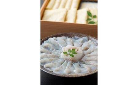 【京湯葉 ゆば庄】京湯葉とふぐのしゃぶ鍋三段セット(3～4名用)｜京都 グルメ しゃぶしゃぶ 海鮮 鍋 人気セット