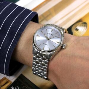 【KNIS KYOTO】サンレイダイアル 日本製/自動巻き/腕時計/アイスブルー｜京都発 腕時計 ブランド おしゃれ 人気