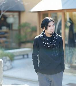 【SOU・SOU】伊勢木綿 くびまき/SO-SU-U 濡羽色2(ぬればいろ)