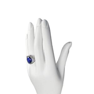 【高島屋選定品】＜京セラ＞クレサンベール＜ブルーサファイア／ダイヤモンド＞PT900 PTリング 9月誕生石 ［ 京都 宝石 ジュエリー 人気 おすすめ 高級  特別 おしゃれ ファッション ブランド ダイヤ サファイア ］