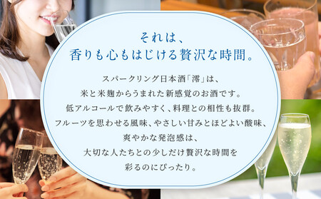 【宝酒造】松竹梅白壁蔵「澪」＜CLEAR＞(300ml×12本)｜日本酒 スパークリング 人気セット