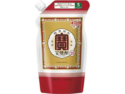 【タカラ】宝焼酎25°エコパウチＳ (900ml×6本)｜焼酎 糖質ゼロ プリン体ゼロ 人気セット