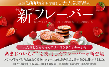 【期間限定11月から発送】ザ・スウィーツ 苺キャラメルサンドクッキー(12個)｜シャディ スイーツブランド 人気セット スイーツ