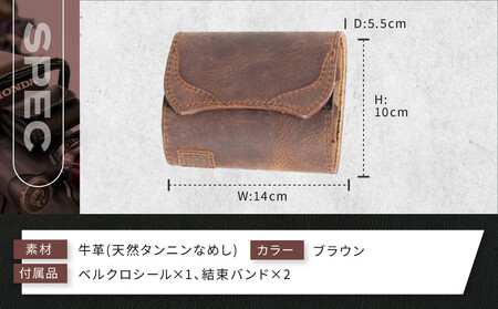 【デグナー】全別体式レザー ETCケース [SB-34A] ブラウン｜京都 バイクギア 人気ブランド バイク